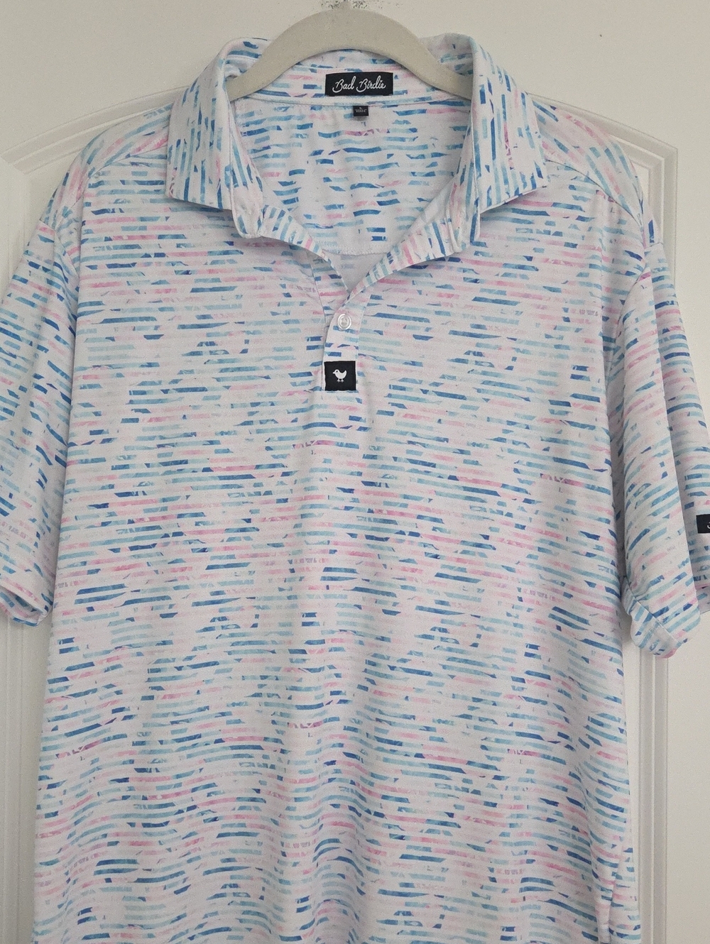 ⛳️Nice Bad Birdie Men's Golf polo Shirt In Great Condition! Size Large🐦